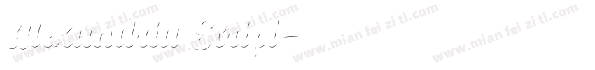 Alexandria Script字体转换
